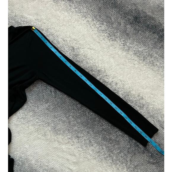 Madewell Shift Long Sleeve Mini Black T Shirt Dress Size Small Western Indie - Picture 6 of 10